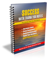 how to write a thank you note and build your business